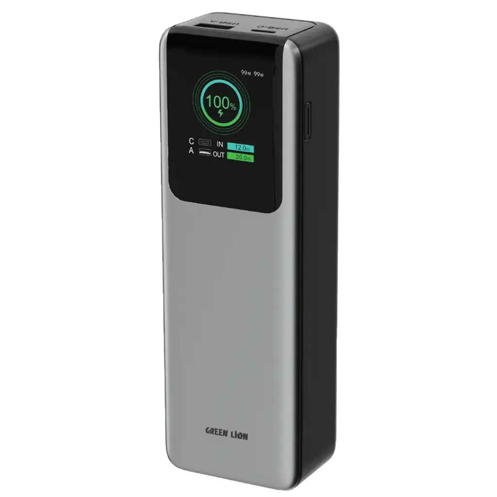 خرید پاوربانک گرین لاین Voltura 20000mAh PD100W با پشتیبانی از شارژ سریع لپتاپ و موبایل