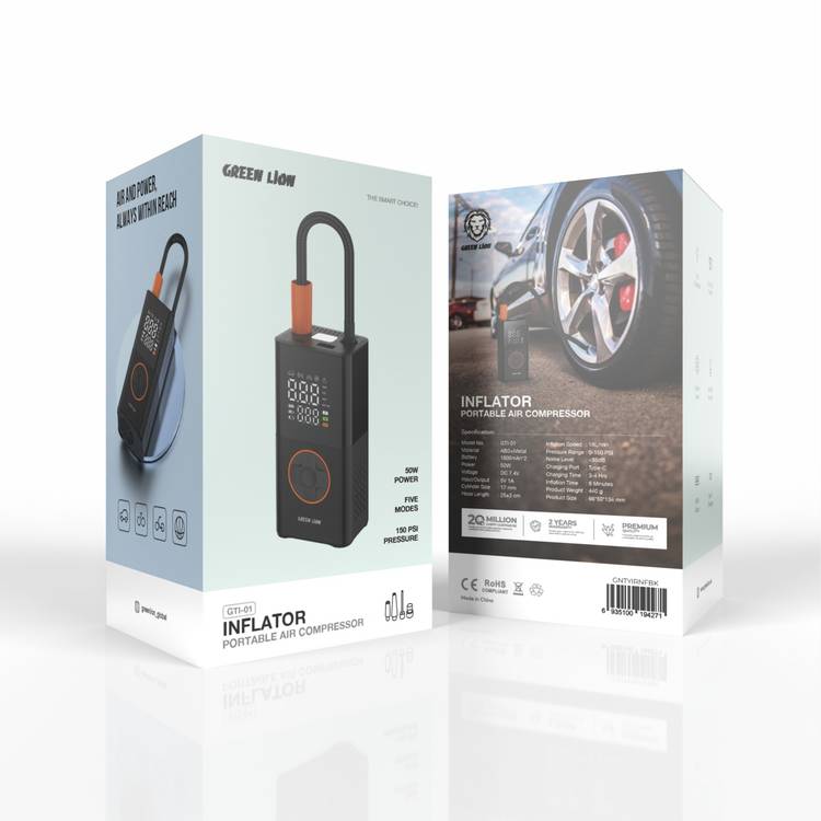 کمپرسور باد قابل حمل گرین لاین GTI-01 گرین Green Lion GTI-01 Inflator