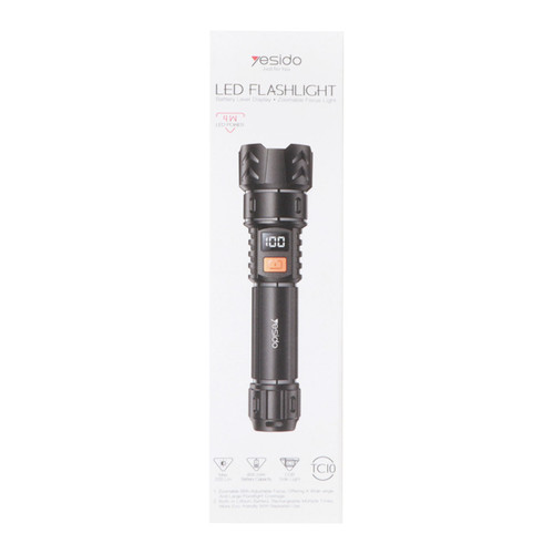 چراغ قوه تلسکوپی شارژی یسیدو مدل Yesido TC10