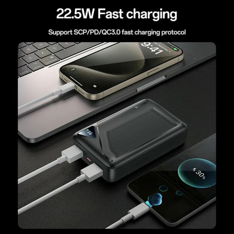 پاوربانک Yesido YP83 20000mAh با شارژ سریع 22.5W