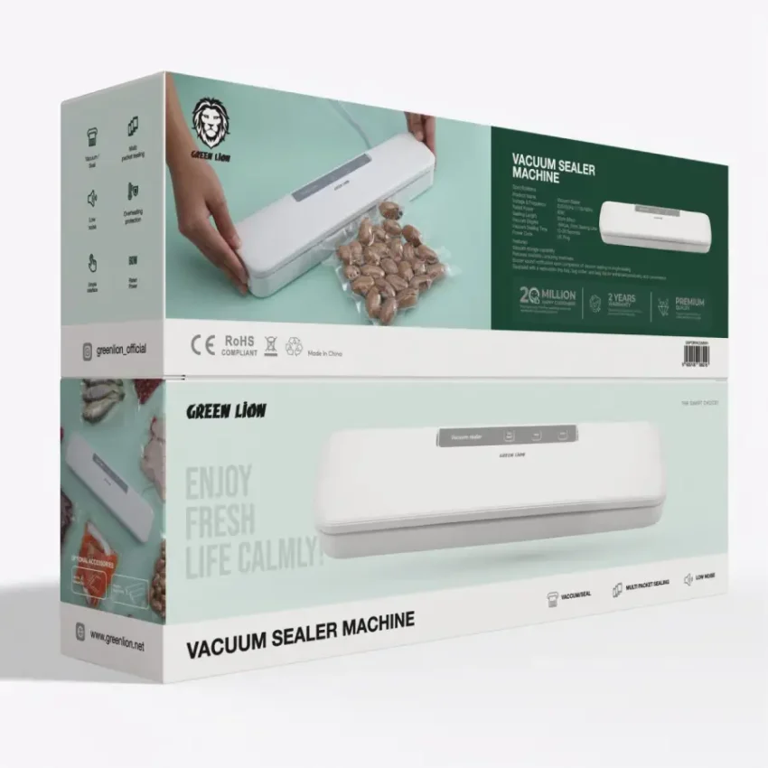 دستگاه وکیوم و پرس گرین لاین دو کاره | Vacuum Sealer خانگی حرفهای