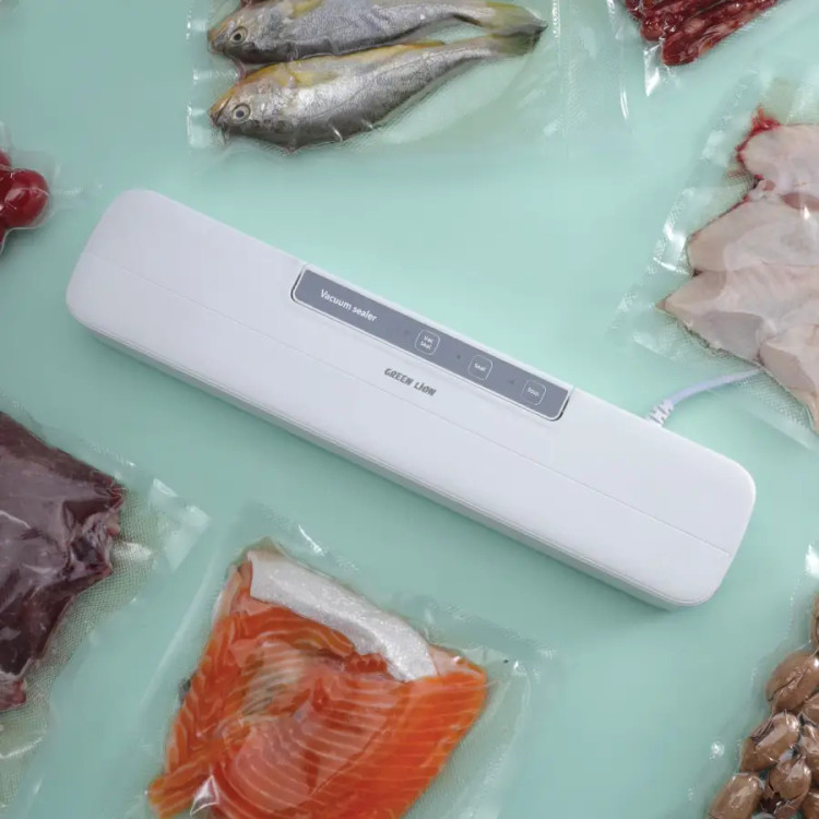دستگاه وکیوم و پرس گرین لاین دو کاره | Vacuum Sealer خانگی حرفهای