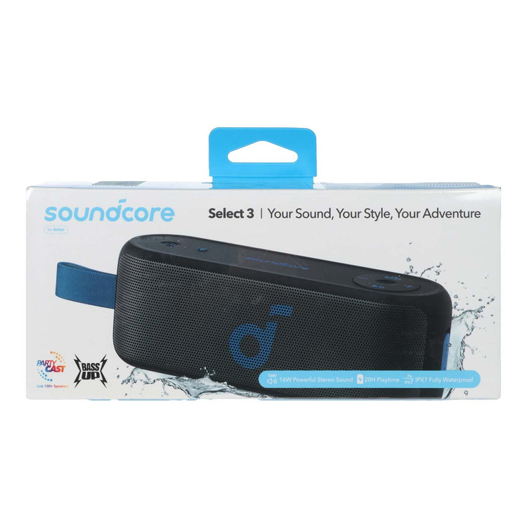 اسپیکر قابل حمل انکر Soundcore Select 3 Go مدل A3172G11 - رنگ مشکی