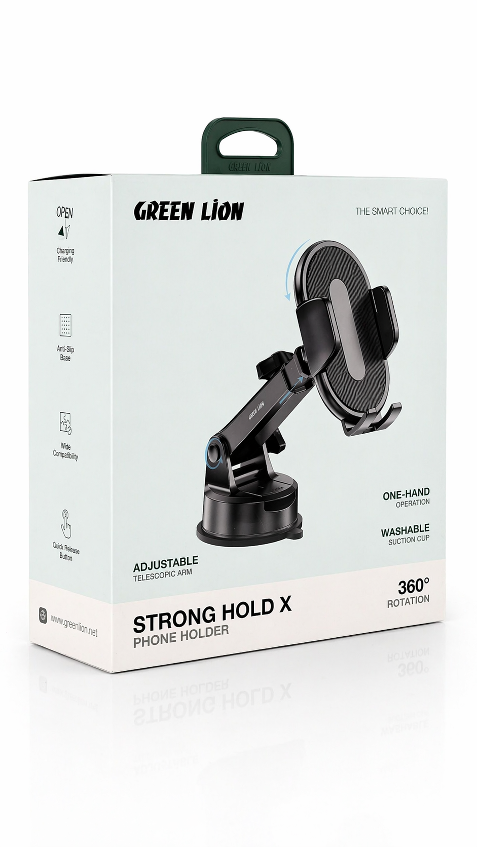 نگهدارنده گوشی موبایل گرین لاین Green Lion Strong Hold X Phone Holder
