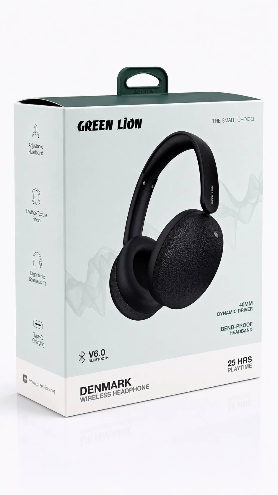 هدفون وایرلس گرین لاین Green Lion Denmark Wireless Headphone GL-HP55
