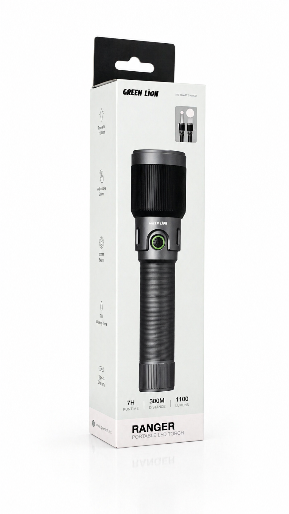 چراغ قوه گرین لاین Green Lion Ranger Portable LED Torch