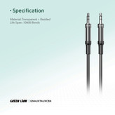 کابل AUX گرین لاین Green Lion AUX to AUX Braided Cable