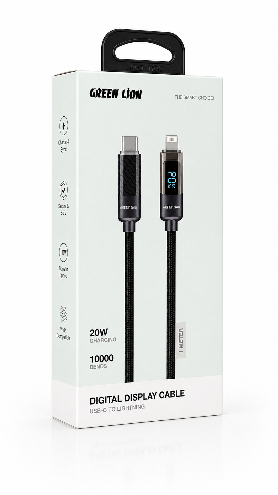کابل تایپ سی به لایتنینگ گرین لاین Green Lion Digital Display Cable