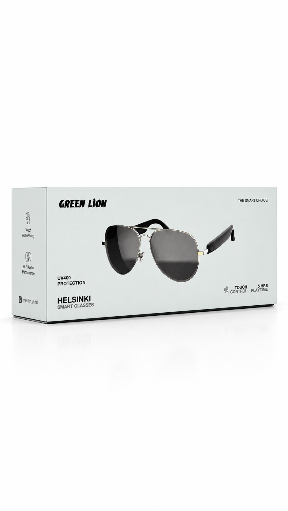 عینک هوشمند هلسینکی گرین لاین Green Lion Helsinki Smart Glasses