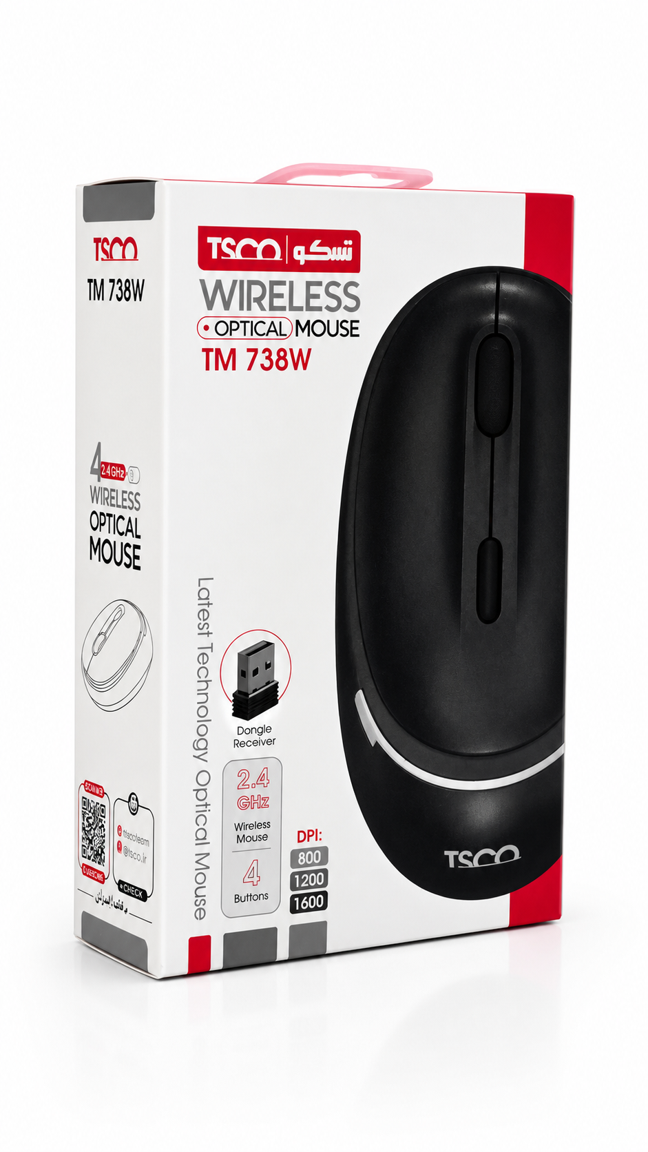 ماوس بیسیم تسکو TSCO Wireless Mouse TM 738W