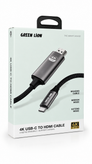 کابل تبدیل USB-C به HDMI گرین لاین 4K طول 2 متر