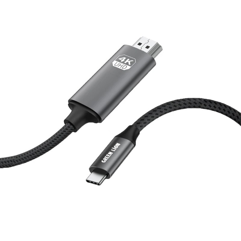 کابل تبدیل USB-C به HDMI گرین لاین 4K طول 2 متر