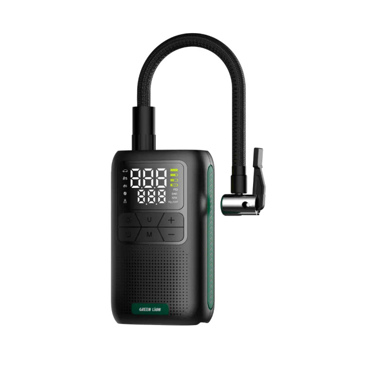 پمپ باد شارژی گرین لاین مدل Green Lion GL-A4 Tire Inflator 150 PSI