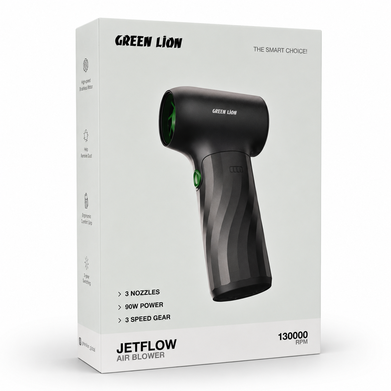 دمنده شارژی گرین لاین مدل Green Lion Jetflow Air Blower GB-246X