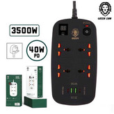 چندراهی برق گرین لاین مدل Green Lion GNPS2PDBK با توان 3500 وات