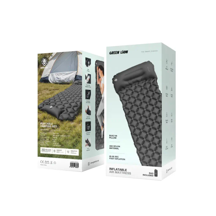 تشک بادی تک نفره کمپینگ گرین لاین | Green Lion Inflatable Air Mattress