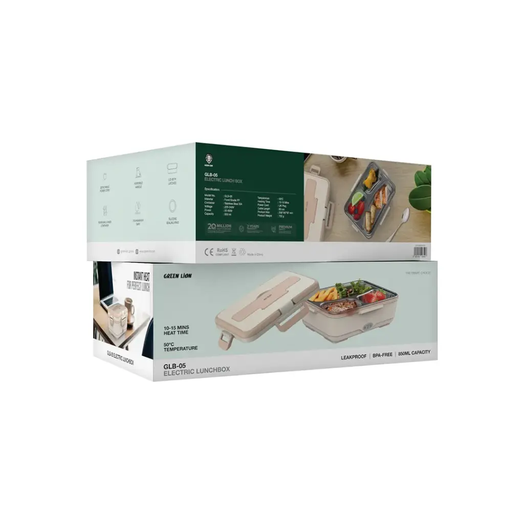 ظرف غذای برقی گرین لاین مدل GLB-05 | Green Lion Electric Lunchbox