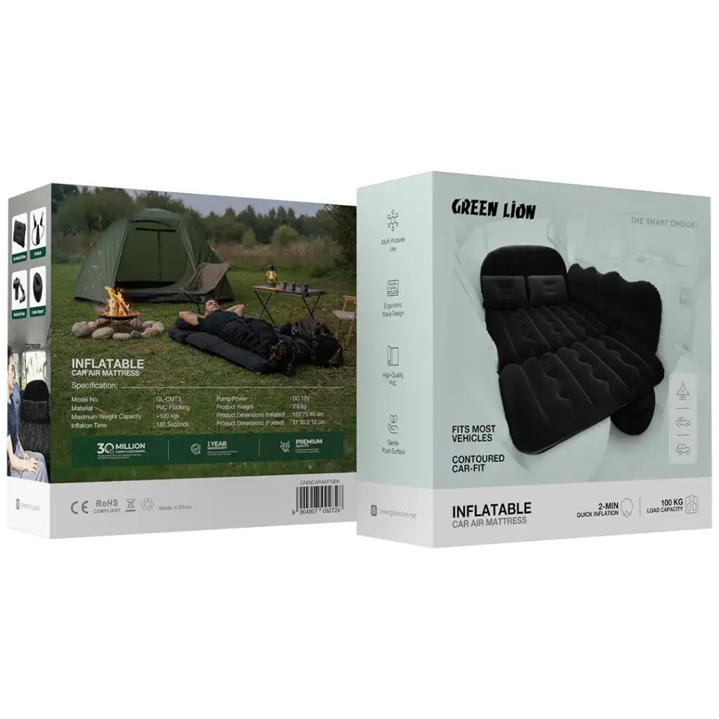 تشک بادی خودرو گرین لاین | Green Lion Inflatable Car Air Mattress