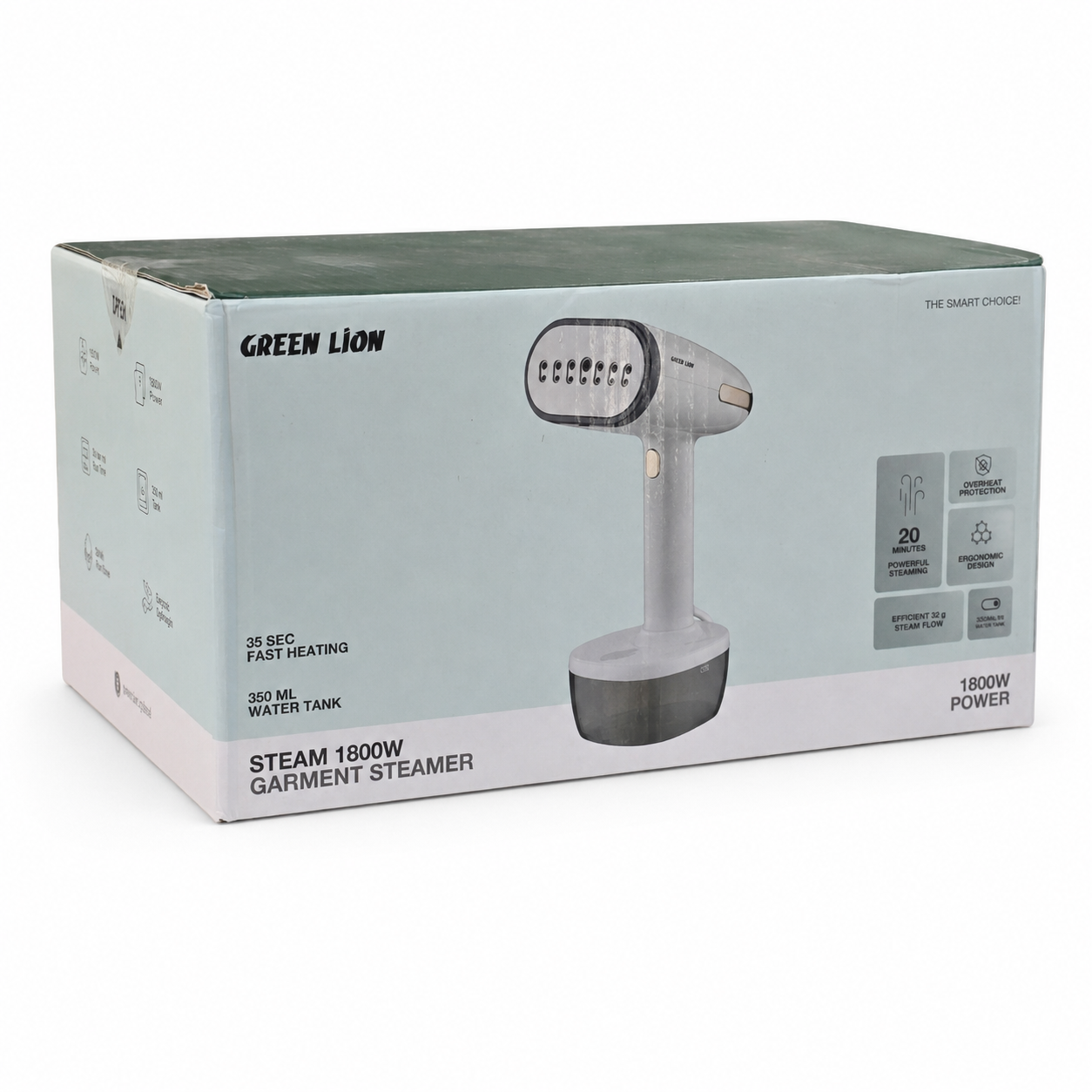 اتو بخار دستی گرین لاین Steam 1800W مدل BX166 با مخزن 350 میلیلیتری