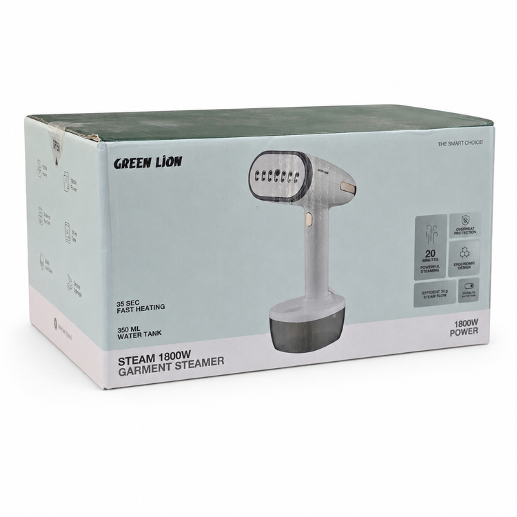 اتو بخار دستی گرین لاین Steam 1800W مدل BX166 با مخزن 350 میلیلیتری