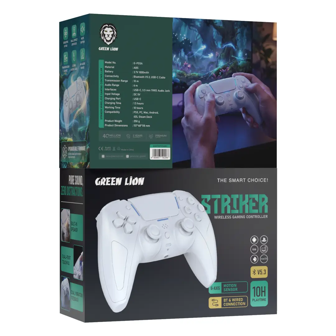 دسته بازی بیسیم گرین لاین Striker مدل G-PS5A